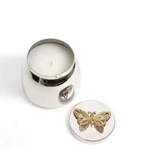 Candle Votive Premium Butterfly Lid Attractive Votive Lighting Decor High on Demand Table <b>Top</b> Decor Scented Candle Holders - Product Image 1