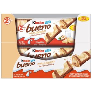 Barra de chocolate blanco Kinder Bueno de calidad superior 43G Venta caliente al por mayor precio de fábrica Chocolate dulce europeo de la mejor calidad - Product Image 3