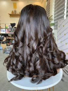 Bouncy Vietnamese Remy Human Hair Single Weft Transparent Closure <b>Front</b> <b>Wigs</b> - Product Image 1