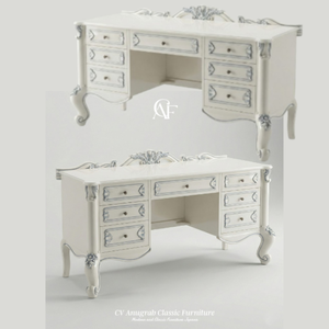 Modern Mahogany Wood Cabinet/Table with 7 ACF Series Drawers for Living Room & School Use - Product Image 6