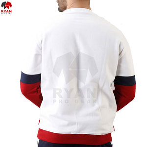 Vente en gros d'usine de sweatshirts pour hommes de qualité supérieure personnalisés professionnels personnalisés basiques en coton mélangé nouveau dernier design sweatshirts - Product Image 4