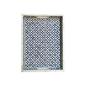 Bandeja de servicio de madreperla e incrustaciones de hueso hechas a mano, mesa de comedor árabe de lujo Premium para el hogar, decoración del hogar de regalo de Ramadán - Product Image 2