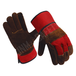 Gants de travail en cuir de vachette grainé de qualité supérieure, fabriqués au Canada, confortables, ignifuges, pour la sécurité industrielle et le jardinage - Product Image 6