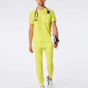 Uniforme Médico Elástico para Hombre, Estilo Nuevo, al por Mayor, Ropa de Hospital, Uniforme Cómodo y Elegante para Hombre - Product Image 1