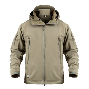 OEM venta al por mayor chaqueta de los hombres Outwear chaquetas cortavientos con capucha - Product Image 3