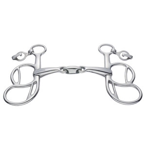 Bocado Ecuestre Occidental de Acero Inoxidable con Cañas Largas y Múltiples Opciones de Riendas para Conducir Múltiples Caballos, Hecho en Pakistán - Product Image 4