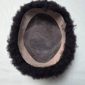 Prótesis Capilar Afro Taz con Base Mono para Hombre - Negro Africano Bangladesí - Product Image 1