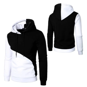 Sweats à capuche en coton de haute qualité pour hommes pas cher blanc 100% coton unisexe impression de sweat à capuche personnalisé - Product Image 2