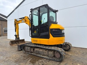 รถขุดขนาดเล็ก JCB มือสอง เครื่องยนต์ยันมาร์ น้ำหนักใช้งาน 12 ตัน เกียร์ Enerpac - Product Image 5