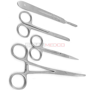 Juego de Instrumentos Dentales CE de Pakistán, Kit de Herramientas Quirúrgicas Manuales de Acero Inoxidable Alemán de Primera Calidad, Tijeras y Pinzas con Mango BP SIGAL - Product Image 2