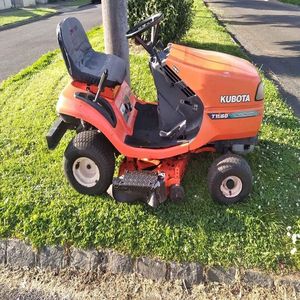 Grande tondeuse à gazon diesel autopropulsée HGEWY pour mini-tracteur de jardin, avec bac de ramassage, moteur industriel 4 temps, DIY, zéro-turn, lame de 343 mm - Product Image 2