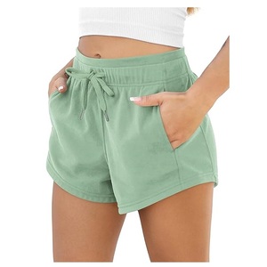 High Quality Luxury <b>Women</b> <b>Board</b> <b>Shorts</b> Solid Color Breathable Casual 100% Cotton Best Selling From Bangladesh Factory Price - Product Image 3