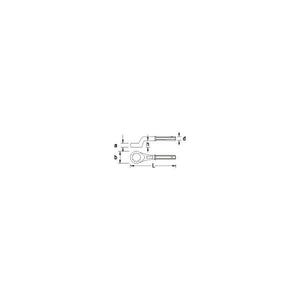 ประแจแหวนปลายเดี่ยวแบบออฟเซ็ต หกเหลี่ยมคู่ ยี่ห้อ Gedore - Product Image 4