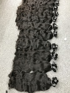 Vente en gros 100% extensions de cheveux humains vierges naturels ondulés bruts non transformés VQ cheveux vendeur vietnamien qualité Stock fermeture de lacet - Product Image 3