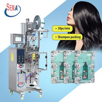 Machine d'emballage de sachets à scellage arrière pour huile d'olive liquide