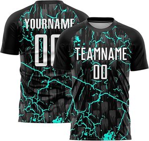 Conjunto de Uniforme de Fútbol de Alta Calidad, Impresión Digital, Manga Corta, con Logotipo de Diseño Personalizado, Transpirable, de Secado Rápido y Ligero - Product Image 6