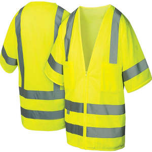 Chaleco táctico de alta visibilidad, chaleco de seguridad reflectante Hi Viz, de alta visibilidad, venta al por mayor - Product Image 3