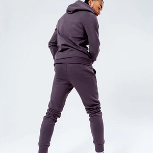 Conjunto Deportivo Personalizado Unisex, Chaqueta Deportiva Informal, Ropa de Calle Ajustada, Atuendo de Invierno, Sudadera con Capucha de Algodón Sólido, Conjunto de Jogger para Hombre - Product Image 2