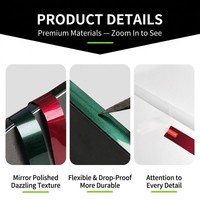 JAS - Oferta Especial: Protector de Borde Completo para Raqueta de Pickleball, TPU de 26 mm, Protección Envolvente de 750 mm, Antiarañazos, Antigolpes, Rotación de 360 Grados