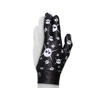 Gant de queue de billard de snooker de bonne qualité en vente directe d'usine en gros gants à trois doigts sublimés design et logo personnalisés - Product Image 6