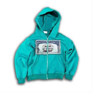 Sweat à capuche pour homme surdimensionné zippé délavé à l'acide Nouveau design Vente en gros Boxy 100% coton French Terry Streetwear Heavyweight - Product Image 2