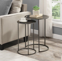 Table Meubles de salon grande vente Table gigogne sur mesure au design exclusif Table gigogne carrée en marbre