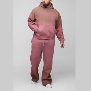 Conjunto Deportivo de Algodón para Hombre, Otoño 2025, Nuevo, con Logotipo Personalizado en DTF, Cuello Redondo, Sudadera con Capucha y Pantalones Casuales, de Secado Rápido - Product Image 6