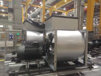 Unité de Traitement d'Air (UTA) Personnalisée avec Ventilateur à Prise, Moteur CC, Section d'Échangeur de Chaleur, Bobine à Expansion Directe avec Compresseur
