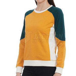 Sudadera de cuello redondo personalizada de fábrica, jersey de moda para mujer, sudadera de algodón para mujer - Product Image 3