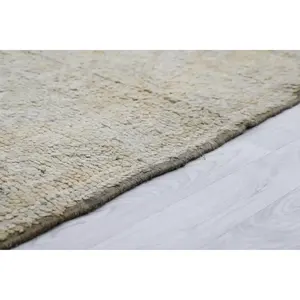 Tapis Vintage Marocain Fait Main Style Boho Kilim Motif Abstrait Haute Qualité Polyester Soie Bambou pour Chambre à Coucher Salon pour Adolescents - Product Image 4