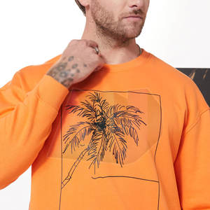 สเวตเชิ้ตสำหรับผู้ชายพิมพ์ลายอบอุ่นใส่สบายเนื้อผ้าทนทานเรียบเนียนเหมาะสำหรับออกนอกสถานที่แบบลำลองและฤดูหนาว - Product Image 4