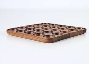 Meilleure vente Finition naturelle Petite mangue Porte-oeuf en bois fait à la main Rustique pour décor de cuisine de ferme - Product Image 4