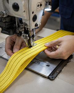 Eslinga de Cinta Doble Provina de 3 Toneladas, 75 mm, 4 m, Poliéster de Alta Resistencia, Diseño de Doble Capa, Accesorios de Acero para Elevación con Grúa - Product Image 4