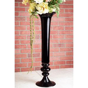 Jarrón de trompeta de Metal de hierro clásico hecho a mano, florero decorativo con acabado blanco para boda, evento, fiesta, Floral costero - Product Image 5