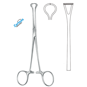 คีมหนีบเนื้อเยื่อ babcock สแตนเลส18ซม./7 "ผู้ผลิตเครื่องมือผ่าตัด - Product Image 5