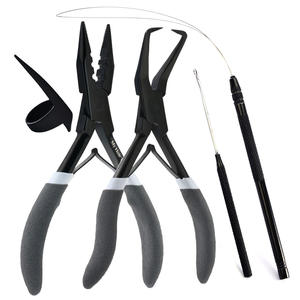 Nouveaux outils d'extension de cheveux en gros Microbead Closer and Remover Plier Micro Link Rings Tirant Crochet et Boucle pour Salon - Product Image 2