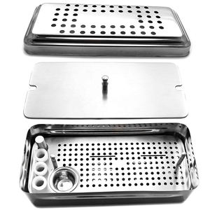 Fabricante Proveedor Dental Implante Cirugía Set Clase II Manual Quirúrgico Kit Fibrin Bowl Bandeja Instrumento Caja Base Quirúrgica - Product Image 5