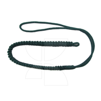 Cordon Aiguillette 100% Polyester Tressé Écologique avec Logo Personnalisé, Embouts Dorés Supérieurs et Revêtement Personnalisé pour Vêtements de Haute Qualité