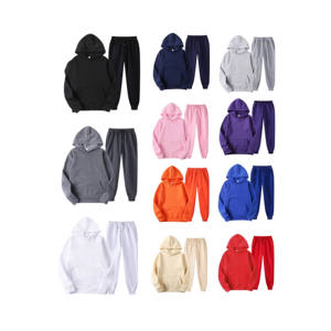 OEM Custom Logo <b>Ladies</b> Waffle Tracksuit Set for Women Hooded Kids Sweat Suites Mens <b>Jogging</b> <b>Suit</b> Unisex Customization - Product Image 6