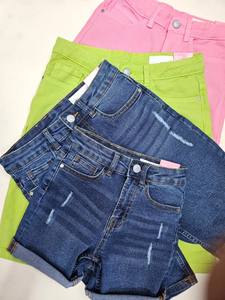 Bermuda respirant en coton tissé pour garçons, bermuda écologique, tendance d'été, vintage, décontracté, motif uni pour enfants, nouvel arrivage - Product Image 3