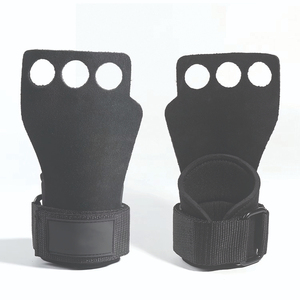 Vücut geliştirme jimnastik eğitimi için spor el kavrama koruyucuları deri halter nefes cırt cırt kapatma - Product Image 2