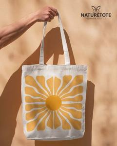 Sacs fourre-tout promotionnels en coton personnalisés avec poignées en ruban pour les salons professionnels, commande en gros, logo entièrement personnalisable, sacs de shopping - Product Image 5