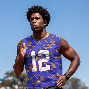 Sweat Wicking Youth 7 on 7 Football Chemise sans manches Maillots de football pour jeunes 7v7 Ensembles d'uniformes de football - Product Image 4