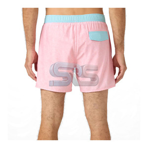 Vente en gros de shorts de gym en coton pour hommes séchage rapide décontracté motif solide tissu de sueur personnalisable été Jogging Fitness Shorts - Product Image 3