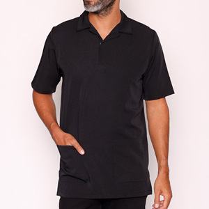 เสื้อใส่ทำสปาสำหรับผู้ชายเสื้อใส่ทำผมสำหรับแม่บ้านเสื้อทำความสะอาดเสื้อตัวบนเครื่องแบบพนักงานโรงแรมมีโลโก้ตามสั่ง - Product Image 6