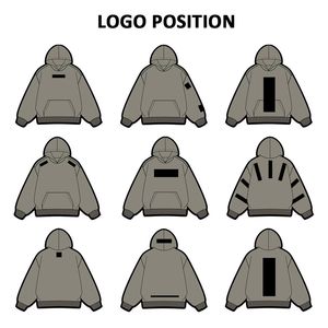Sweat-shirt en molleton à capuche pour homme, coupe classique, 100% coton, impression numérique, hiver, qualité supérieure, grammage lourd - Product Image 5