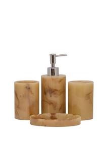 Ensembles de salle de bains élégants et écologiques classiques de quatre pièces en résine pour hôtels et maisons-Accessoires de bain Offre Spéciale - Product Image 3