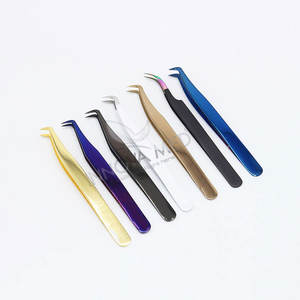 Pinzas para Extensión de Pestañas con Logotipo Personalizado, Ecológicas, en Color Rosa Claro y Rosa Oscuro, Nueva Combinación de Colores - Product Image 4