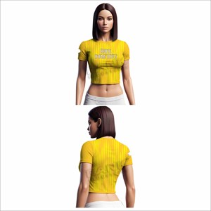 T-shirts courts décontractés pour femmes, légers et durables, en vente en ligne - Product Image 5