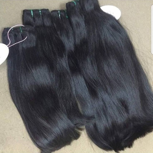 Cheveux Remy bouclés ondulés blonds alignés sur les cuticules, double trame, 100% cheveux indiens naturels, 100% cheveux bruts d'un seul donneur - Product Image 3